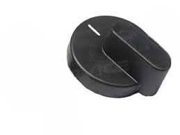 Manopola fuochi gas nera piano cottura Indesit / Ariston