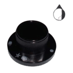 Manopola nera Universale D6 G-2 piano cottura Star