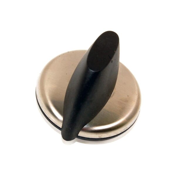 Manopola argento/nera piano cottura Whirlpool