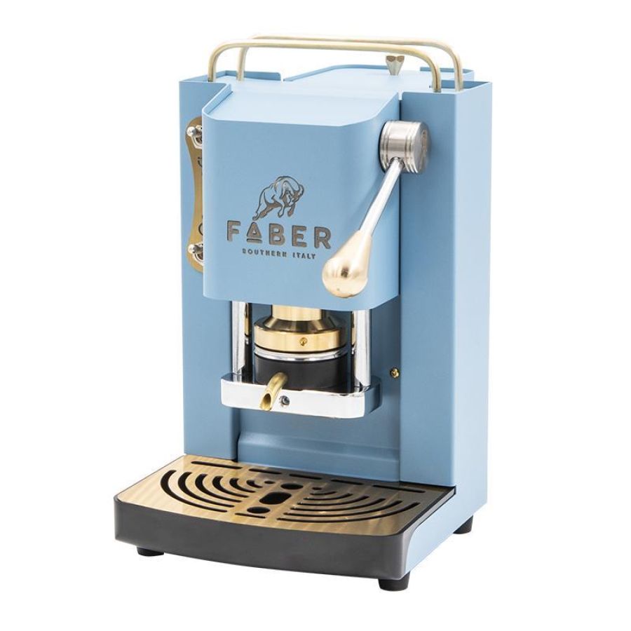 Macchina da caffè a cialde Faber Pro Mini Azzurro