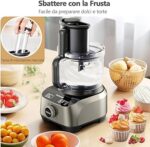 ROBOT DA CUCINA MULTIFUNZIONE 5 IN 1 400 W - nero