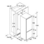 Frigorifero ad incasso Zerowatt Combinato Statico Classe E