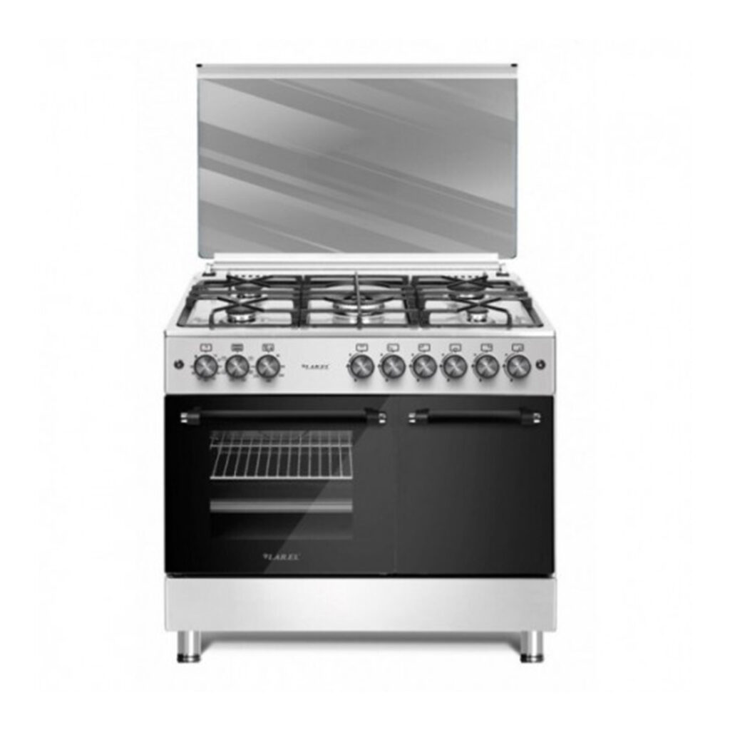 Cucina 90x60 Leral con Forno Elettrico e PortaBombola iNOX