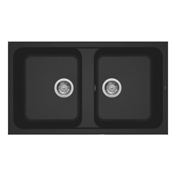 Lavello 86x50 Ellecci Nero