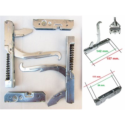 Kit Cerniere+ Portarullo Compatibile Smeg Porta Leggera