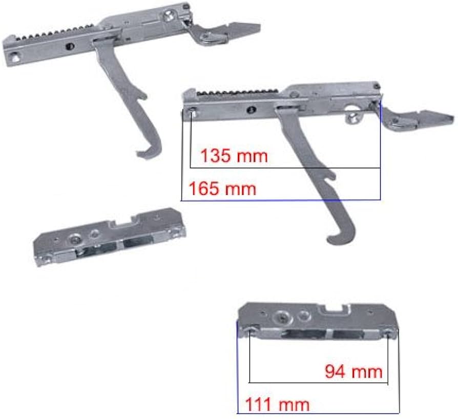 Kit Cerniere + Portarullo Forno Compatibile Smeg Porta Pesante