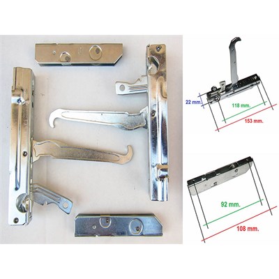Kit Cerniere + Portarullo Forno Compatibile Star Porta Leggera