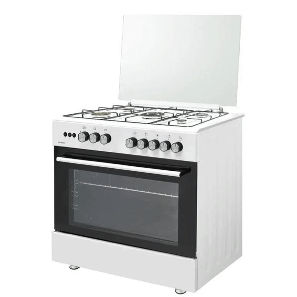 Cucina KUMTEL 90 X 60 Tutto forno a gas NO TERMO COPPIA Colore Bianco