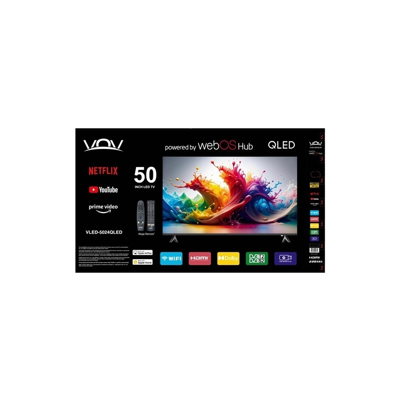 TV Smart 50' VOV QLED 4k